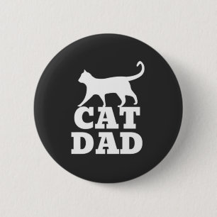 Badge Rond 5 Cm Papa de chat