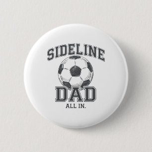 Badge Rond 5 Cm Papa de côté Famille Équipes de foot Papa de sport