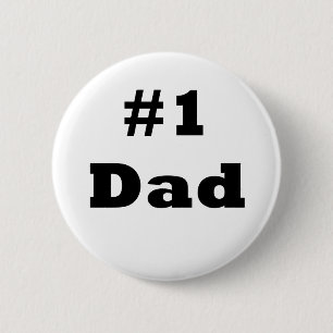 Badge Rond 5 Cm Papa du numéro 1