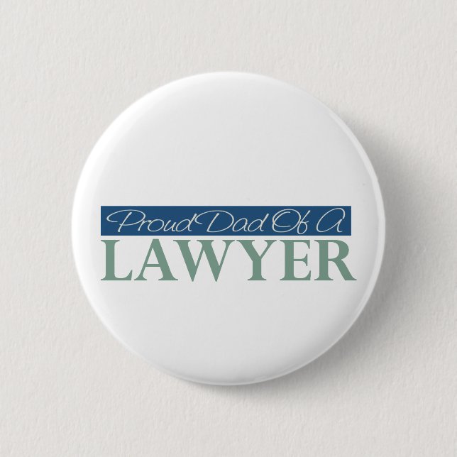 Badge Rond 5 Cm Papa fier d'un avocat (Devant)
