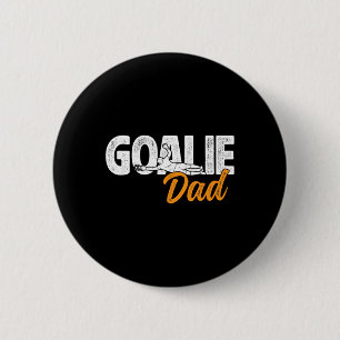 Badge Rond 5 Cm Papa Gardien de but de foot de Papa Gardien de but