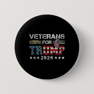 Badge Rond 5 Cm Papa Grand-Père Anciens Combattants Pour Trump 202