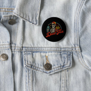 Badge Rond 5 Cm Papa Impôt S'assurer que ce n'est pas du poison Sq
