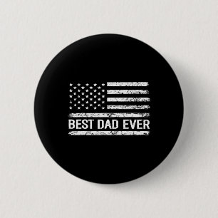 Badge Rond 5 Cm Papa Jamais Avec Nous Drapeau Américain Cadeau Cad