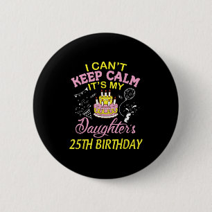 Badge Rond 5 Cm Papa maman Je ne peux pas garder le calme C'est ma