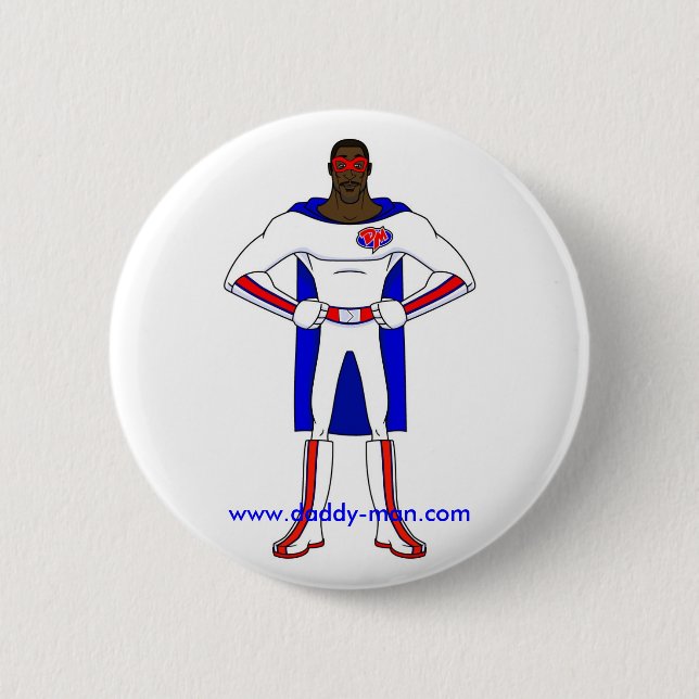 Badge Rond 5 Cm Papa-Man'sButton (Devant)
