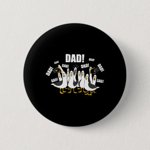 Badge Rond 5 Cm Papa Mouette Papa Drôle Vie Océanique Fête Des Pèr
