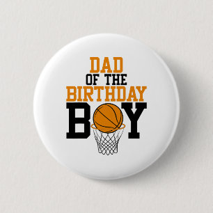 Badge Rond 5 Cm Papa Of The Birthday Boy Sketll Famille Anniversai