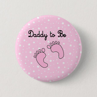 Badge Rond 5 Cm Papa to Be (Fille)