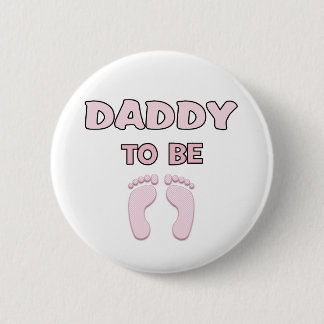 Badge Rond 5 Cm Papa to Be (Fille)