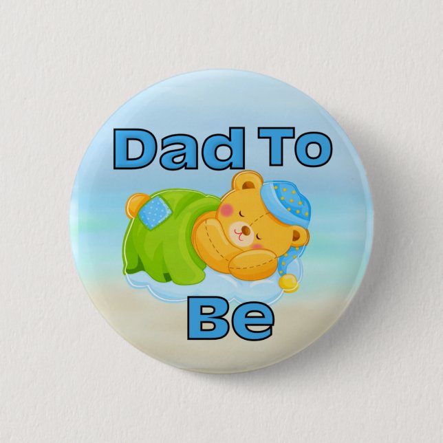 Badge Rond 5 Cm Papa to Be (Garçon) (Devant)