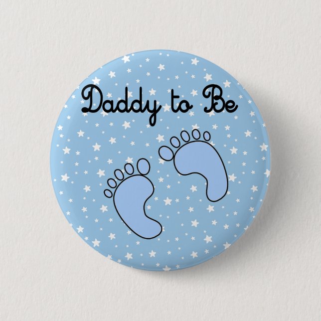 Badge Rond 5 Cm Papa to Be (Garçon) (Devant)