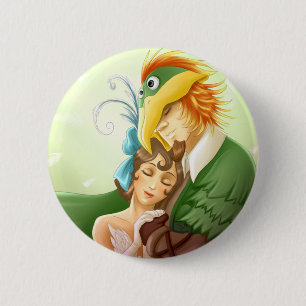 Badge Rond 5 Cm Papageno Papagena
