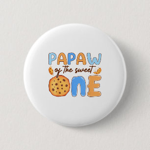 Badge Rond 5 Cm Papaw De La Douce Cookies Et Lait Anniversaire P