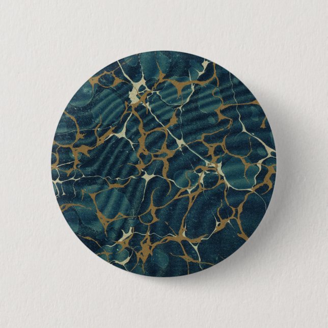 Badge Rond 5 Cm Paper2 marbré par 19ème siècle (Devant)