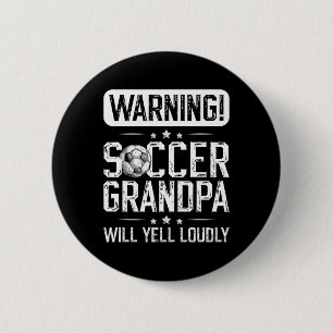 Badge Rond 5 Cm Papi Footballeur Criera Fortement Papi Footballeur