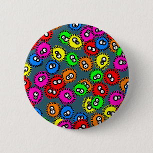 Badge Rond 5 Cm Papier peint de germe