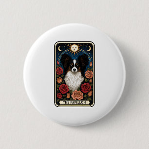 Badge Rond 5 Cm Papillon