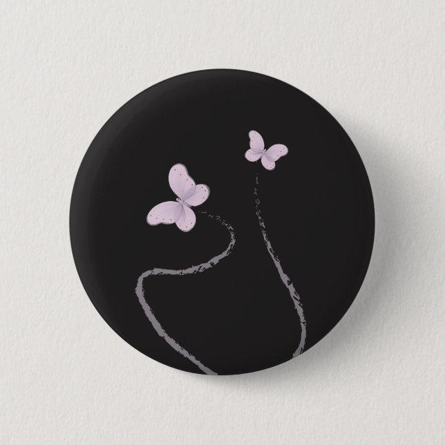 Badge Rond 5 Cm papillon (Devant)