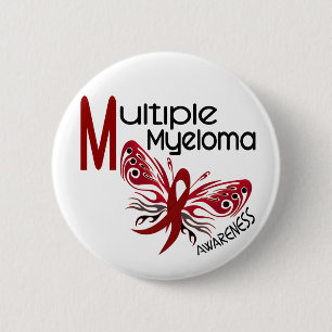 Badge Rond 5 Cm PAPILLON 3,1 de myélome multiple