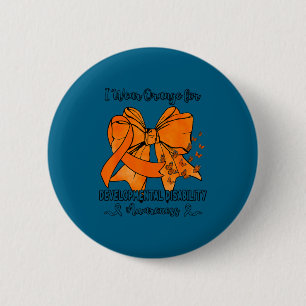 Badge Rond 5 Cm Papillon coquette trouble du développement porter