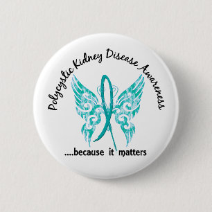 Badge Rond 5 Cm Papillon grunge 6,1 PKD de tatouage