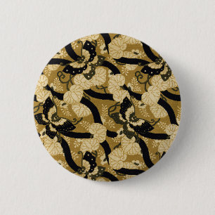 Badge Rond 5 Cm Papillon japonais vintage modèle G.A. Audsley