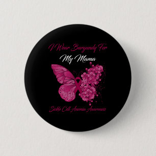 Badge Rond 5 Cm Papillon Je Porte La Bourgogne Pour Ma Mama Cellul