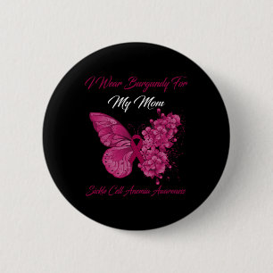 Badge Rond 5 Cm Papillon Je Porte La Bourgogne Pour Ma Mère Cellul