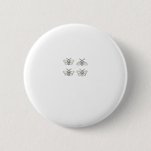 Badge Rond 5 Cm Papillons Cottagecore Classiques