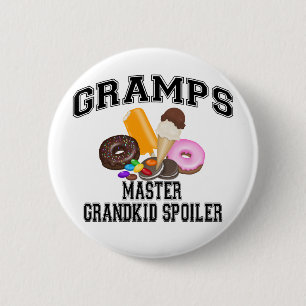 Badge Rond 5 Cm Papy de spoiler de Grandkid