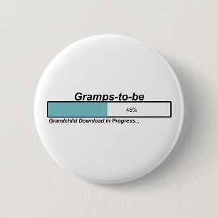 Badge Rond 5 Cm Papy de téléchargement à être
