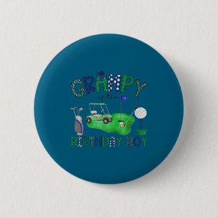 Badge Rond 5 Cm Papy du garçon du birthday hole in one golf amateu