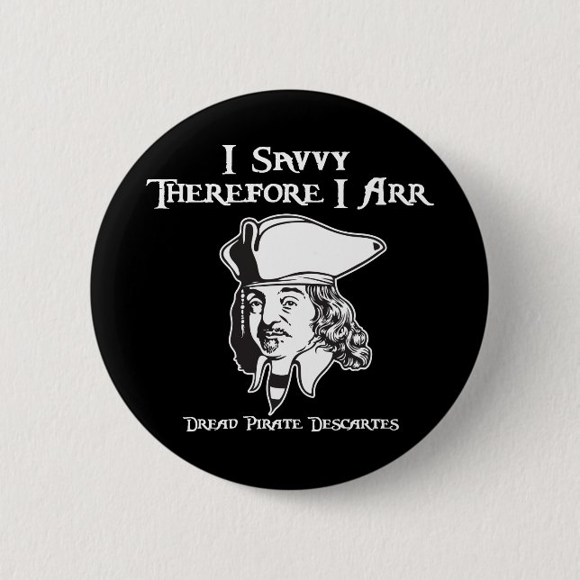 Badge Rond 5 Cm Par conséquent j'Arr (Devant)