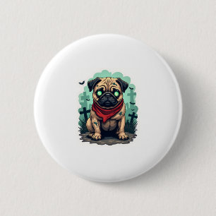 Badge Rond 5 Cm Parade de Carlin Zombie
