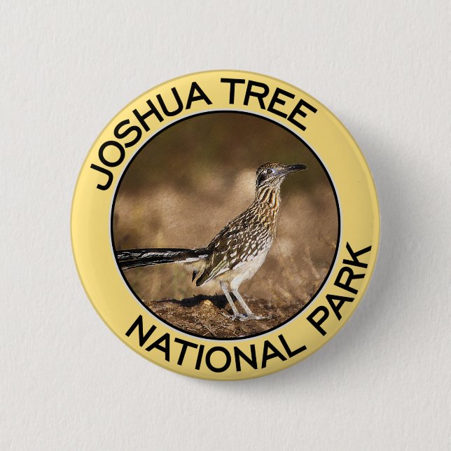 Badge Rond 5 Cm Parc national d'arbre de Joshua (Devant)