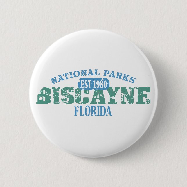 Badge Rond 5 Cm Parc national de Biscayne (Devant)