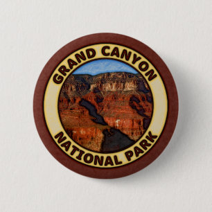 Badge Rond 5 Cm Parc national de canyon grand
