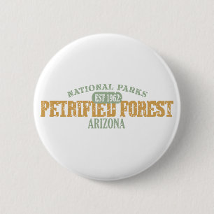 Badge Rond 5 Cm Parc national de la Forêt Petrifiée