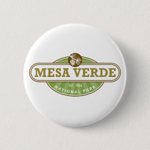 Badge Rond 5 Cm Parc national de Mesa Verde