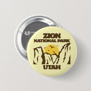 Badge Rond 5 Cm Parc national de Zion