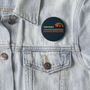 Badge Rond 5 Cm Parc national des Arches