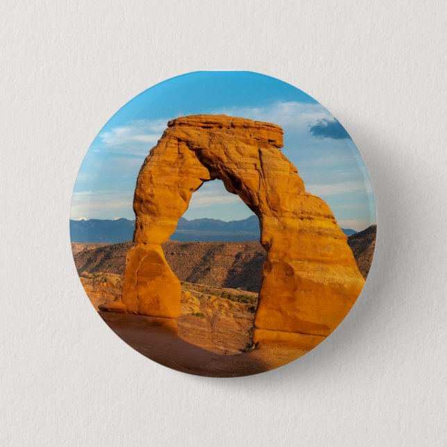 Badge Rond 5 Cm Parc national des Arches MOAB Utah (Devant)