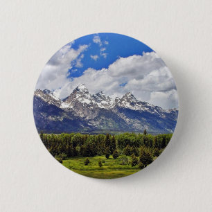 Badge Rond 5 Cm Parc national grand de Teton