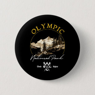 Badge Rond 5 Cm Parc National Olympique Retro Vintage Apparel - So