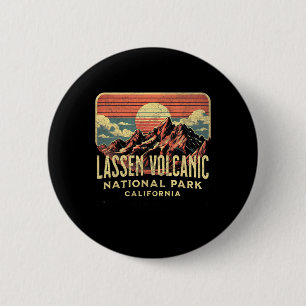 Badge Rond 5 Cm Parc national volcanique Len