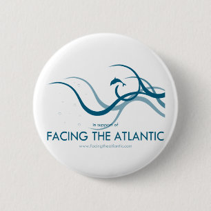Badge Rond 5 Cm Parement de l'Océan atlantique