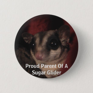 Badge Rond 5 Cm Parent fier d'un planeur de sucre