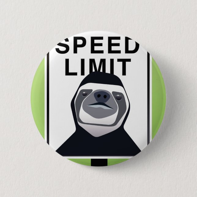 Badge Rond 5 Cm Paresse (Devant)