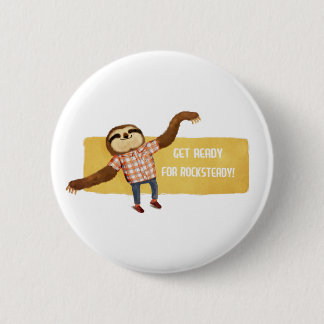Badge Rond 5 Cm Paresse Rocksteady